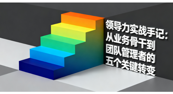 領導力實戰手記：從業務骨干到團隊管理者的五個關鍵轉變